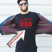 Band-Vater-Individuelle Name T-Shirt