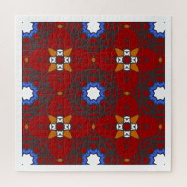 Band vier Kaleidoskop Art neun Puzzle