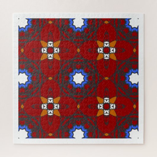 Band vier Kaleidoskop Art neun Puzzle (Vertikal)