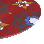 Band vier Kaleidoskop Art neun Schneidebrett (Ecke)