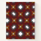 Band vier Kaleidoskop Art One Notizblock (Rückseite)