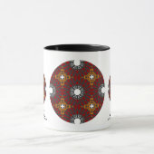 Band vier Kaleidoskop Art One Tasse (Zentrum)