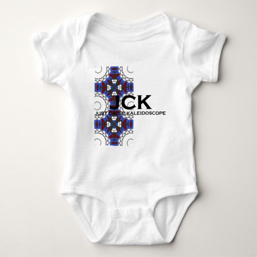 Band vier Kaleidoskop Art Sieben Baby Strampler (Vorderseite)