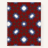 Band vier Kaleidoskop Art Sieben Notizblock (Vorderseite)