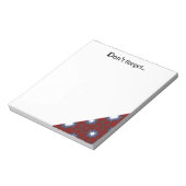 Band vier Kaleidoskop Art Sieben Notizblock (Rotiert)