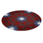 Band vier Kaleidoskop Art Sieben Schneidebrett (Ecke)