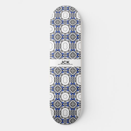 Band vier Kaleidoskop Art Sieben Skateboard (Vorderseite)