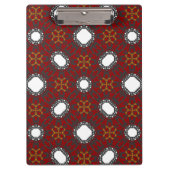 Band vier Kaleidoskop Art zwei Klemmbrett (Vorderseite)