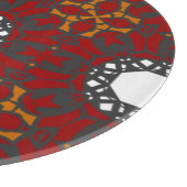 Band vier Kaleidoskop Art zwei Schneidebrett (Ecke)