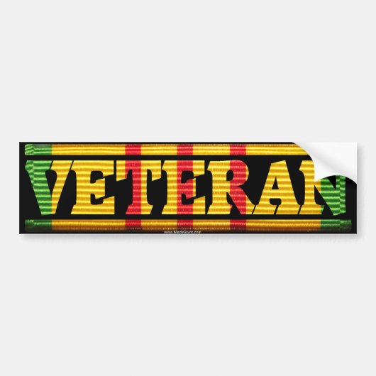 Band Vietnam-Veteranen-VSM Autoaufkleber (Vorne)