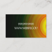 Band Vocalist Rock Singer Performer Music Visitenkarte (Rückseite)