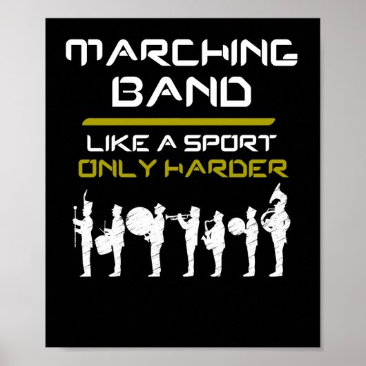 Band wie ein Sport nur härtere Musiker Poster (Vorne)