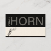 Band-Wind-Ensemble-französisches Visitenkarte (Rückseite)