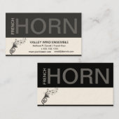 Band-Wind-Ensemble-französisches Visitenkarte (Vorne/Hinten)