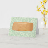 Bandage Get Well Card Karte (Gelbe Blume)