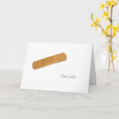 Bandage wird gut karte (Gelbe Blume)