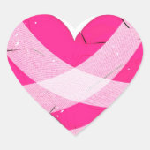 Bandaged Heart Valentine's Day Herz-Aufkleber (Vorderseite)