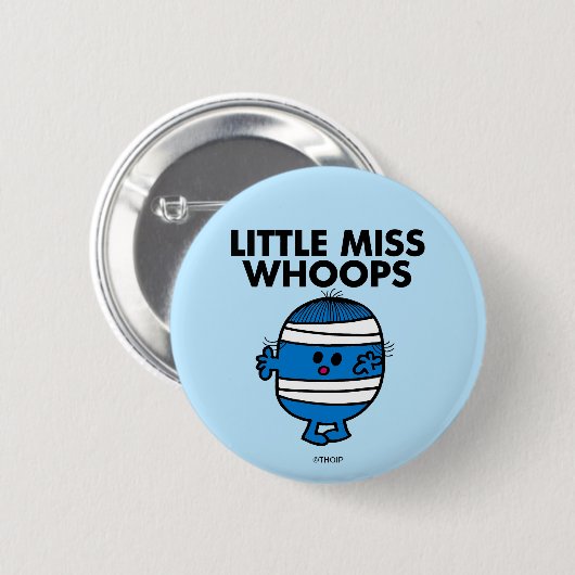 Bandaged Little Miss Whoops Button (Vorne & Hinten)