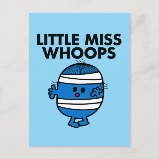 Bandaged Little Miss Whoops Postkarte (Vorderseite)