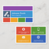 Bandaid Bandage - kreativer moderner Metrostil Visitenkarte (Vorne/Hinten)