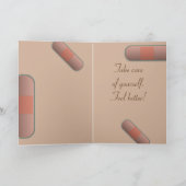 Bandaid Get Well bald Karte (Innenseite)