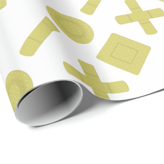 bandaid Ikonen Geschenkpapier (Rolleneckpunkt)