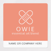 Bandaid RX Essential Oil Roller Flaschenetiketten Etiketten (Design 1)