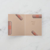 Bandaid wird bald gut anpassbarer Text Karte (Innenseite)