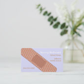 Bandaide Schulkrankenschwester-Visitenkarte Visitenkarte (Stehend Vorderseite)