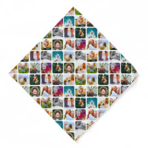 Bandana 12 Foto Collage gerundet