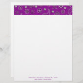 Bandana Anpassbarer Letterhead Briefbogen (Vorne/Hinten)