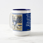 Bandana-Blizzard-Tasse Zweifarbige Tasse (Vorderseite Links)