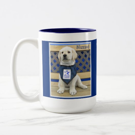 Bandana-Blizzard-Tasse Zweifarbige Tasse (Links)