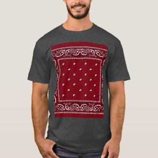 Bandana Burgundy Graphic T-Shirt