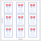 Bandana Butterfly Buchzeichen Aufkleber (Blatt)