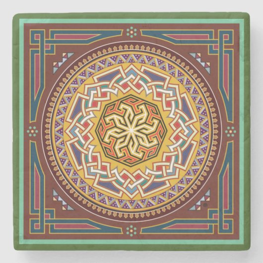Bandana Design One Untersetzer (Vorderseite)