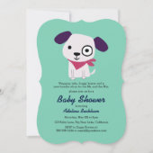 Bandana Doggy Baby Shower Einladungen (Vorderseite)