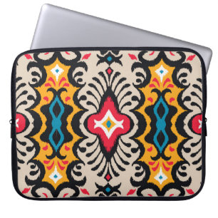 Bandana-Druck: Vintage-Paisley-Seide. Laptopschutzhülle