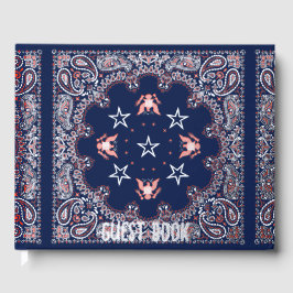 Bandana Foil Guest Book Gästebuch
