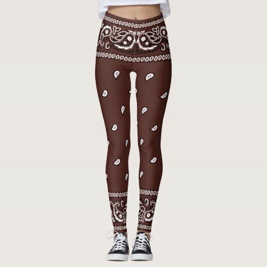 Bandana Fudge Brown Leggings (Vorderseite)