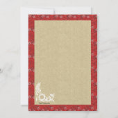 Bandana-Hochzeits-Einladung Einladung (Rückseite)