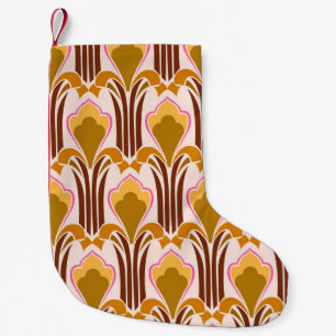 Bandana-Illustration. Nahtloses Muster mit Paisle Kleiner Weihnachtsstrumpf