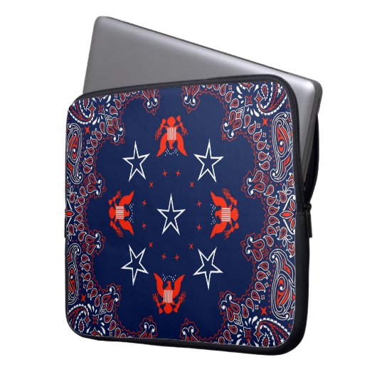 Bandana Laptopschutzhülle (Vorderseite Links)