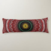 Bandana-Mandala Seitenschläferkissen (Rückseite)