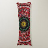 Bandana-Mandala Seitenschläferkissen (Vorderseite Vertikal)