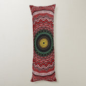 Bandana-Mandala Seitenschläferkissen (Rückseite (Vertikal))