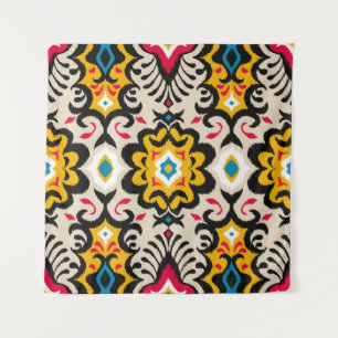 Bandana Paisley: Vintager Seidenraupenkarf Wandteppich