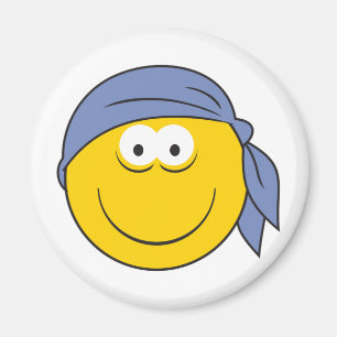 Bandana Pirate Face Magnet