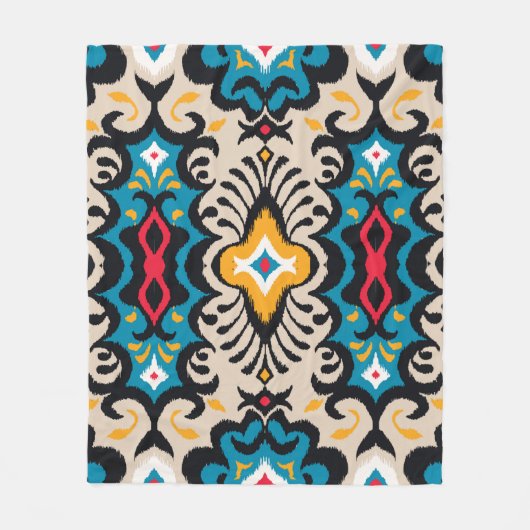 Bandana Print. Nahtloses Muster mit Paisley oder N Fleecedecke (Vorderseite)