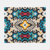 Bandana Print. Nahtloses Muster mit Paisley oder N Fleecedecke (Vorderseite (Horizontal))